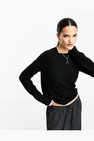 ASOS Womens neat fit crew neck jumper in - Size 4 UK