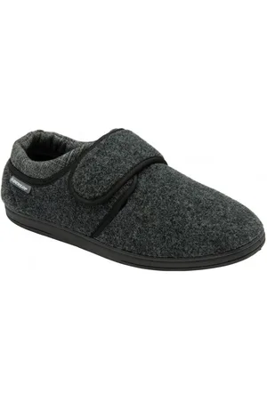Dunlop Atticus Textile Mens Slippers - Size UK 8