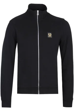 Belstaff Mens Patch Logo Full Zip Sweatshirt - - Size Medium