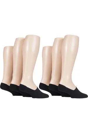 Gentle Grip Mens 6 Pair Multipack Invisible No Show Silicone Soft Touch - Cotton - Size UK 6-11