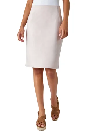 Roman Womens Pull On Stretch Elastic Waist Pencil Skirt - - Size 18 UK