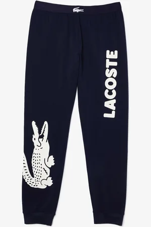 Lacoste Mens Loungewear Pyjama Pants in Cotton - Size Small