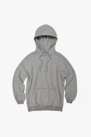 UGG UGG SIMONE Womens Cotton Blend Boyfriend Hoodie Heather - Size UK 6-8 (Womens)