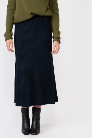 Tommy Hilfiger Micro Cable Womens Flared Skirt - - Size Medium