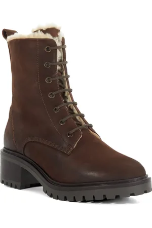 Dune Womens Ladies Paniz - Chunky Faux-Fur Lined Boots - - Size UK 7