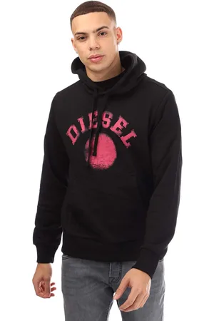 Diesel Mens S-Ginn 9-D Hoodie in Cotton - Size Large
