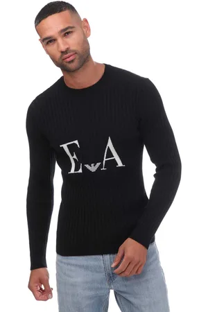 Emporio Armani Mens Crewneck Sweatshirt in Cashmere - Size X-Small