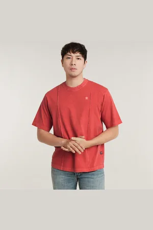 G-Star Mens G-Star RAW Overdyed Destroyed Boxy T-Shirt - Cotton - Size X-Small