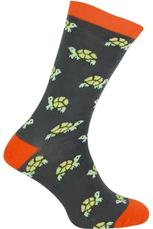 Mr Heron 1 Pack Mens Novelty Animal Pattern Bamboo Socks - - Size UK 6-11