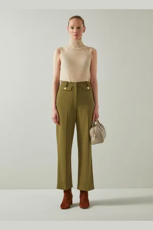 LK Bennett Womens Frances Knitted Tops, Camel - - Size Small