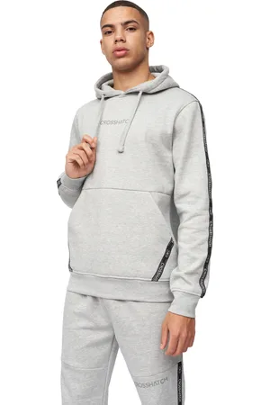 Crosshatch Mens Apollos Hoodie ( Marl) - Size Large