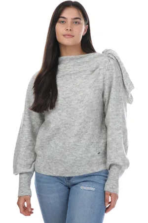 Ted Baker Womens Larbow Bow Embellished Jumper in - Size 12 UK