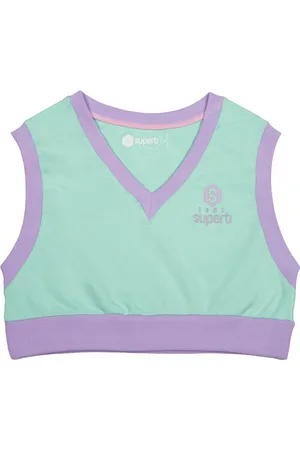 SUPERB Be Happy RSC-S2101 WoMens V-neck Sleeveless Top - Cotton - Size Medium