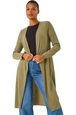 Roman Womens Longline Snit Cardigan - - Size 10 UK