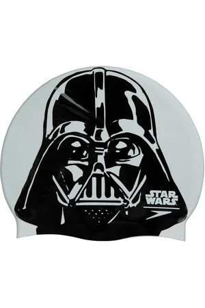 Speedo Childrens Unisex Star Wars White Printed Silicone Swimming Cap 8 08385C854 - One Size