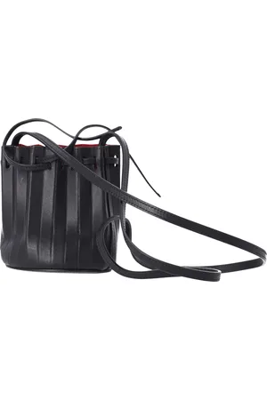 Mansur Gavriel Pre-owned Womens Mini Pleated Bucket Bag in Lamb Leather - One Size
