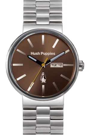 Hush Puppies : Signature Mens Brown Watch - Stainless Steel - One Size