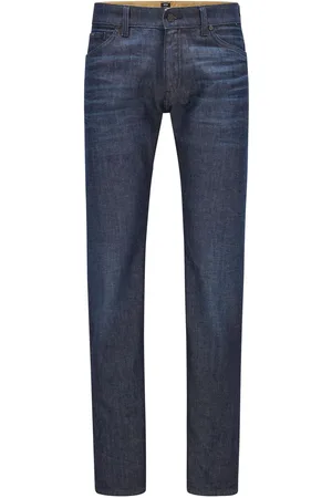 HUGO BOSS Mens Maine3+ Slim-Fit Jeans in Cotton - Size 36W/36L