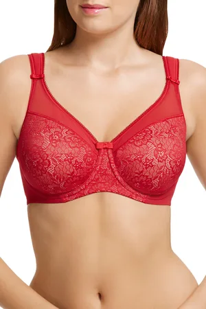 Berlei Womens Beauty Lace Underwired Smoothing Bra - Passion Polyamide - Size 34C