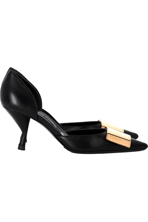 Sergio Rossi Pre-owned Womens Miroir Pumps in Leather Leather (archived) - Size UK 5.5