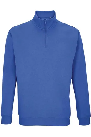 Sols Unisex Adult Conrad Quarter Zip Sweatshirt (Royal ) - Size 2XL