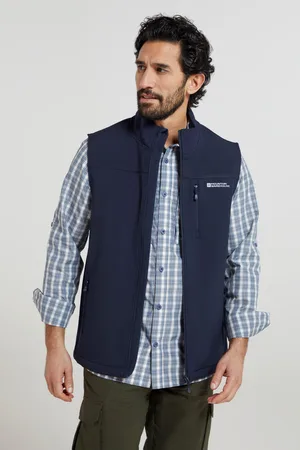 Mountain Warehouse Mens Grasmere Gilet (Dark ) - Size 2XS