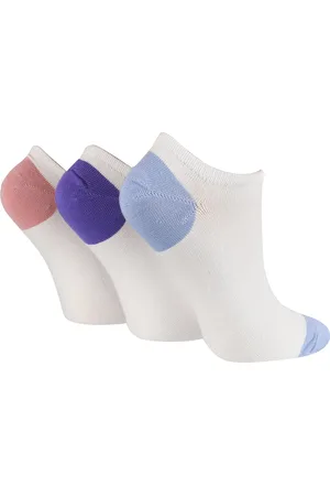 Wild Feet Womens Wild Feet - 3 Pack Ladies Breathable Bamboo Low Cut Trainer Socks - Viscose - Size UK 4-6.5