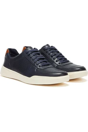 Cole Haan Grand Crosscourt Modern Perf Mens PEACOAT Trainers - Leather - Size UK 11