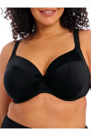 Elomi Womens Plain Sailing Plunge Bikini Top - Polyamide - Size 38F