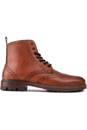 Red Tape Mens Thomas Crick Nesser Boots - Leather - Size UK 7