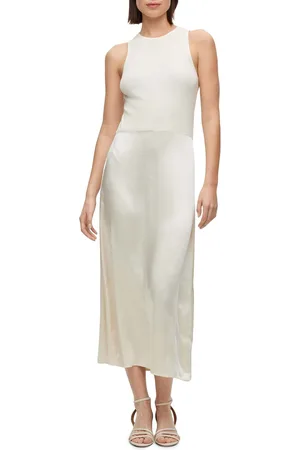 HUGO BOSS Womens Flaurelia Knitted Dress in Viscose - Size 8 UK