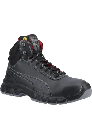 PUMA Unisex Condor Mid S3 Nubuck Boots - Size UK 6.5