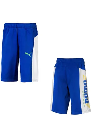 PUMA Childrens Unisex Alpha Kids /White Shorts - Size X-Small