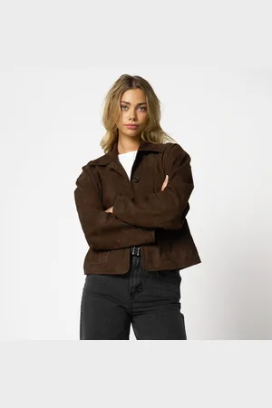 Barneys Originals Womens Real Suede Jacket - Leather - Size 16 UK