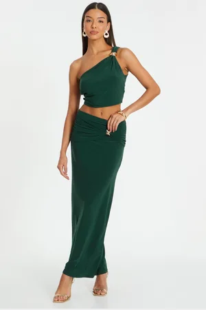 Quiz Womens Bottle Maxi Skirt - Size 12 UK