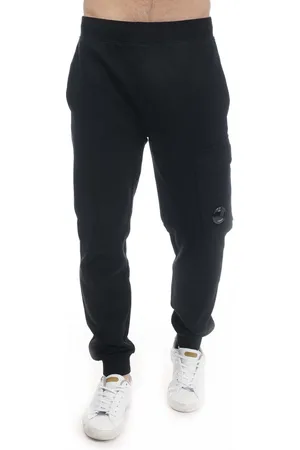 C.P. Company Mens Diagonal Raised Fleece Cargo Sweatpants in Cotton - Size Large