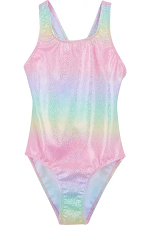 Regatta Girls Katrisse Mermaid Shimmer One Piece Swimsuit (Multicoloured) - - Size 14Y