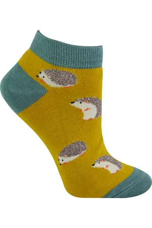 Miss Sparrow Womens Ladies Bamboo Trainer Socks
