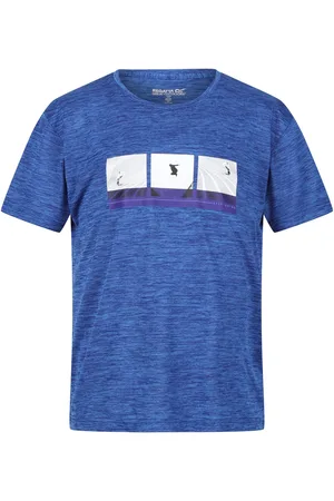 Regatta Kids Unisex Childrens/Kids Findley Graphic Print Marl T-Shirt (Strong ) - Size 3-4Y
