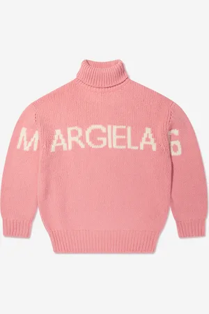 Maison Margiela Childrens Unisex Kids Logo Knitted Rollneck Jumper - - Size 8Y