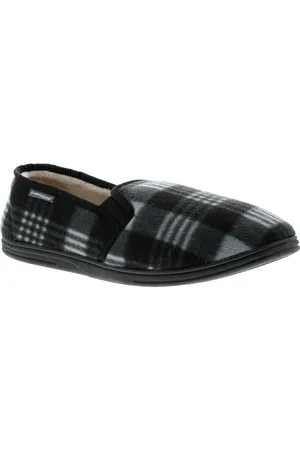 Dunlop Raymond Mens Moccasin & Full Slippers Textile - Size 12 (UK Shoe)