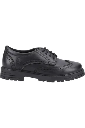 Hush Puppies Girls Maxine Leather School Shoes - Size UK 5 Infant