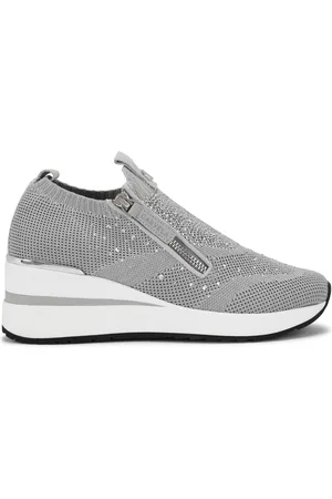 Carvela Womens High Rise Zip Knit Sneakers - Fabric - Size UK 3