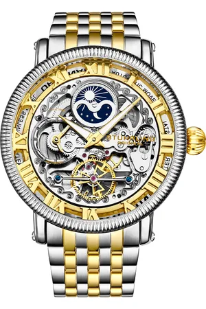 Stuhrling Mens and Gold Special Reserve Automatic 48mm Skeleton - One Size