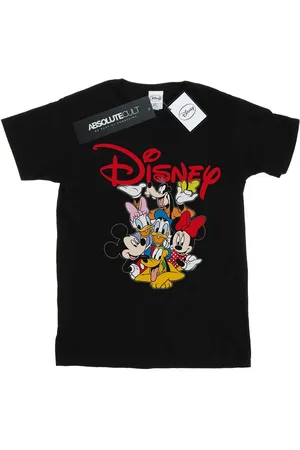 Disney Womens/Ladies Mickey Mouse Crew Cotton Boyfriend T-Shirt - Size 2XL