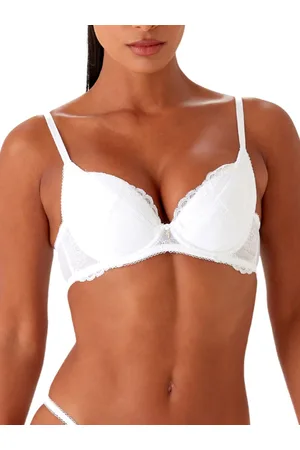 Gossard Womens Superboost Lace Padded Plunge Bra - Polyamide - Size 42B