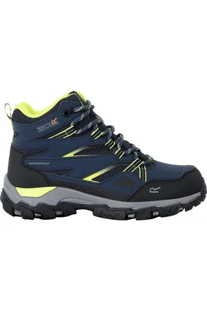 Regatta Kids Unisex Childrens/Kids Holcombe III Walking Boots (Navy/Lime Punch) - - Size UK 2.5 Infant