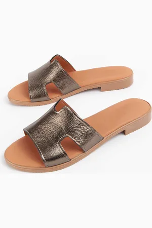 Purapiel Womens Sandal Hacca2 Leather - Size UK 7