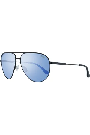 Guess Mens Sunglasses GF5083 01X Blue Mirrored Metal (archived) - One Size