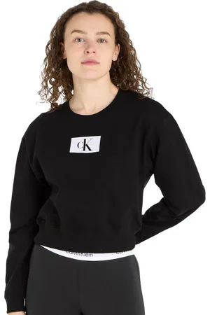 Calvin Klein Womens Sweatshirt Top - Cotton - Size Large
